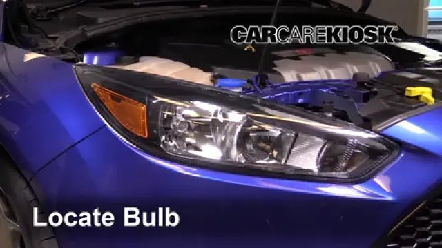 2016 Ford Focus ST 2.0L 4 Cyl. Turbo Luces Luz de carretera (reemplazar foco) 